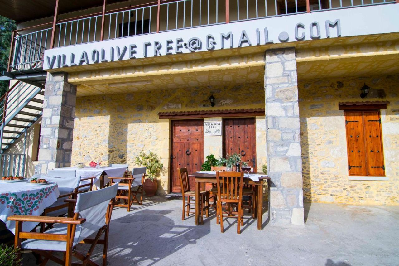 Villa Olive Tree With Private Pool & Jacuzzi Kíssamos Exterior foto